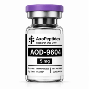 AOD-9604 5mg UK peptides research vial by AxoPeptides