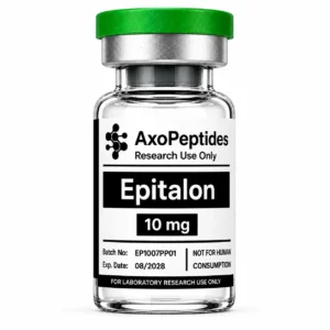 Epitalon 10mg UK peptides research vial by AxoPeptides