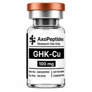 GHK-Cu 100mg UK peptides research vial by AxoPeptides