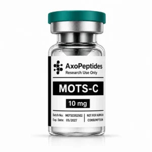 MOTS-C 10mg UK peptides research vial by AxoPeptides