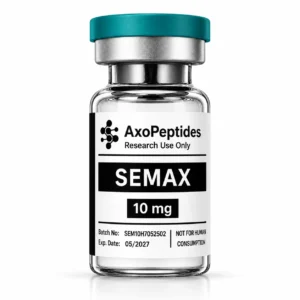Semax 10mg UK peptides research vial by AxoPeptides