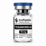 Tesamorelin 10mg UK peptides research vial by AxoPeptides
